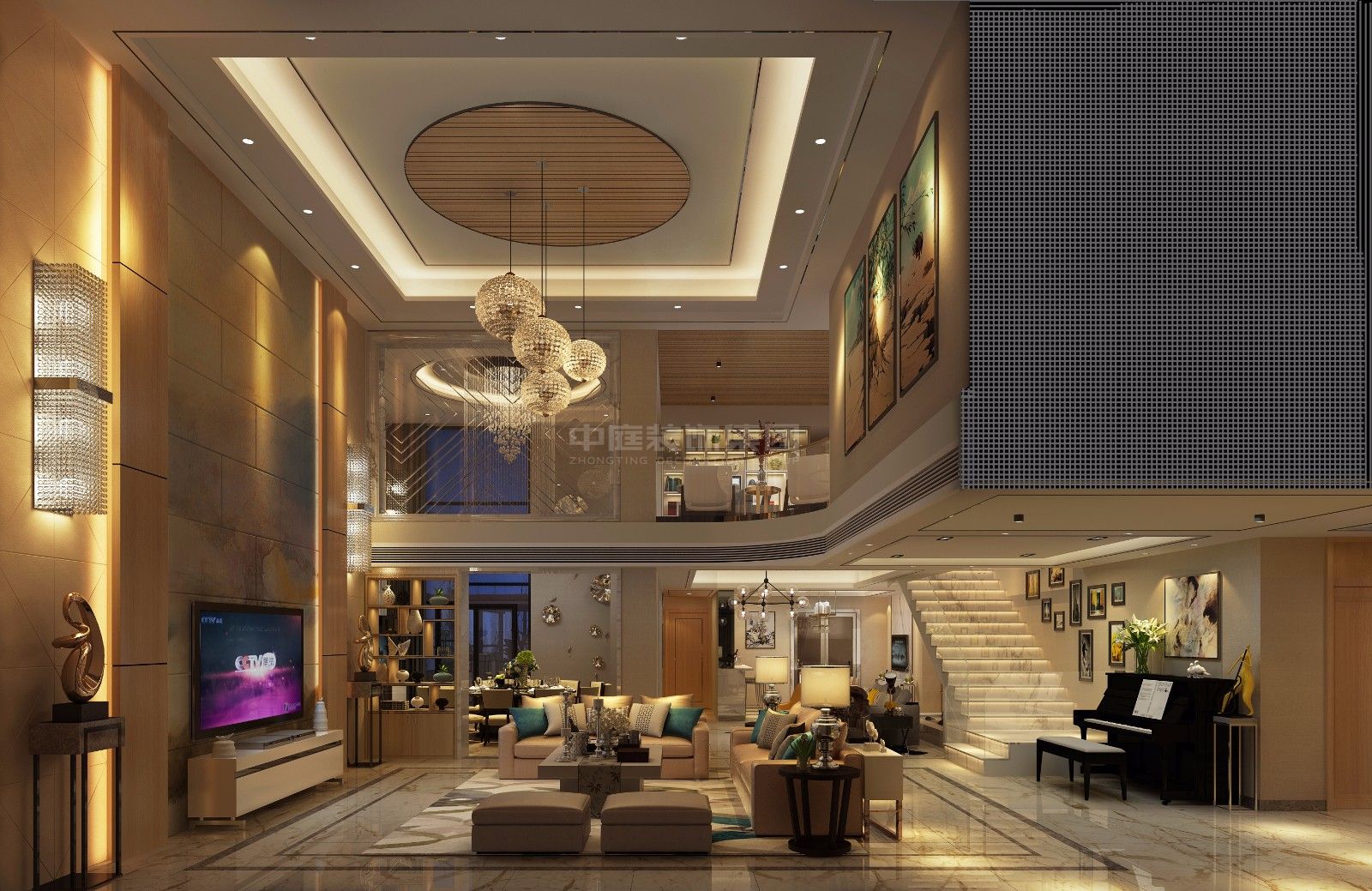 紫瀾公館250m&sup2;現代裝修案例