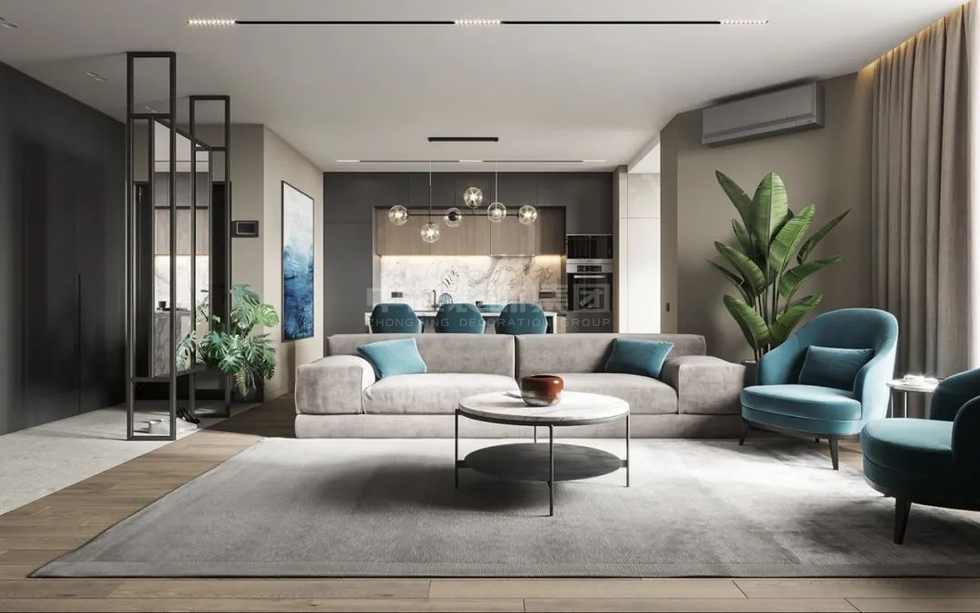 億鼎中心120m&sup2;現代簡約風格